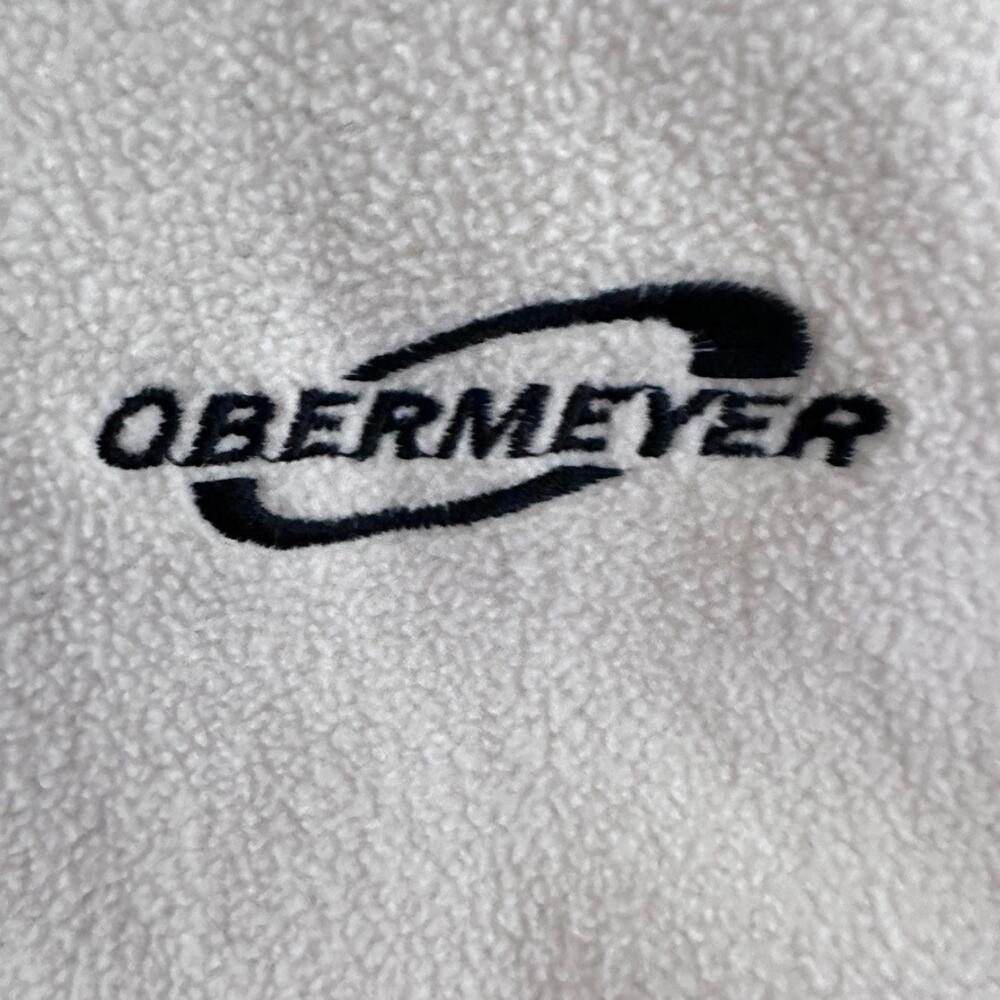 Obermeyer Fleece Vest Full Zip Sleeveless Zip Pockets Ski Snowboard Gorpcore MED - Picture 3 of 10